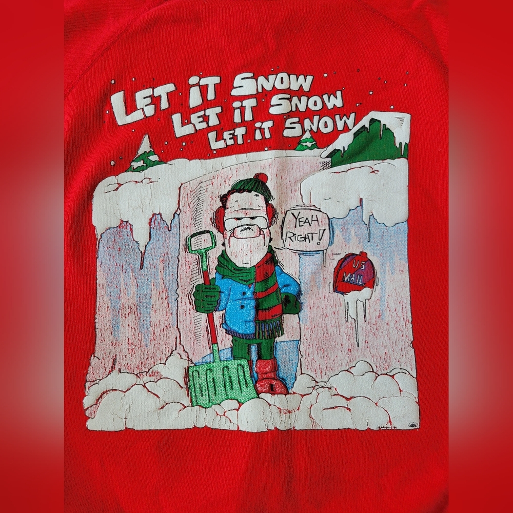 Vintage Funny Winter Sweater